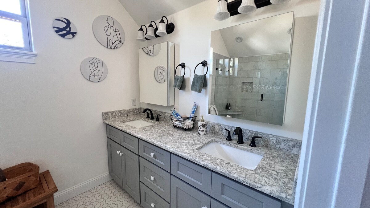 First bathroom vanity