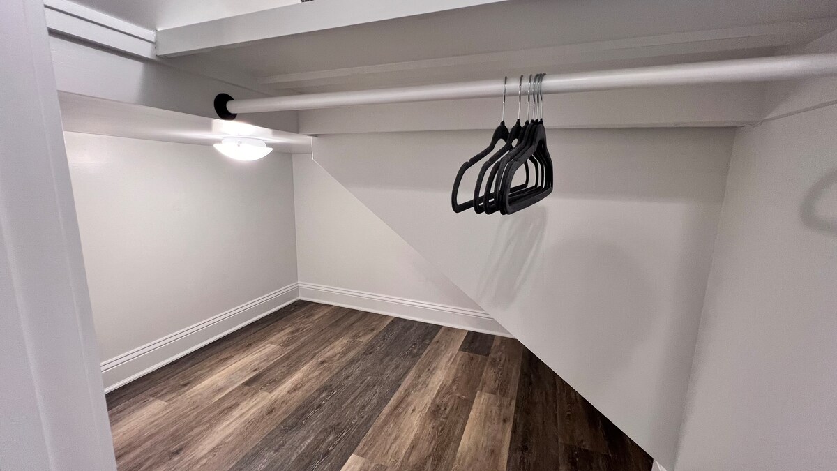 Third bedroom storage and closet