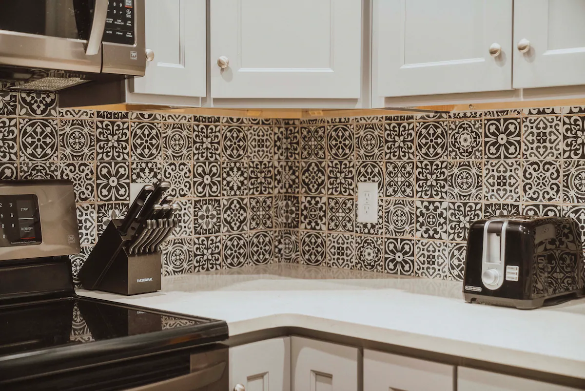 Kitchen island with seating